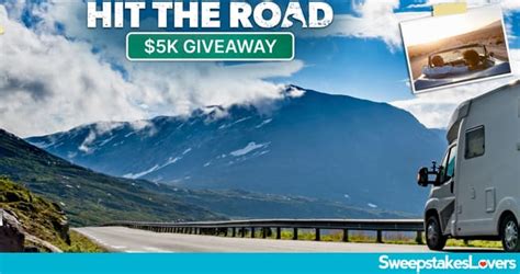 sweepstakes hgtv|Hit the Road $5K Giveaway .